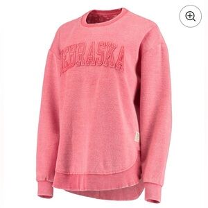 Nebraska Huskers Pressbox Women's Ponchoville
Pullover Sweatshirt - Scarlet